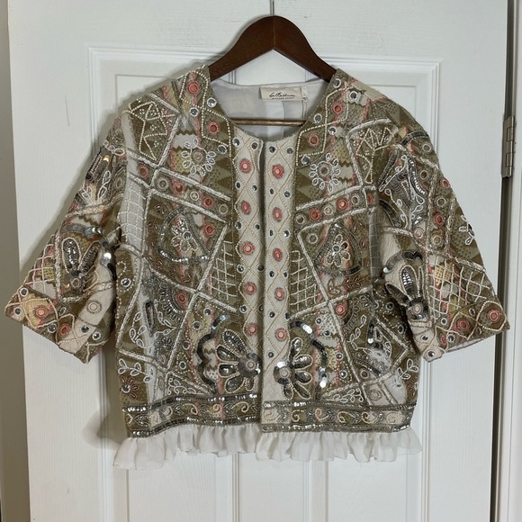 HILLARY SCOTT
LaBellum NWT SEQUIN
HERO JACKET - size LARGE - Picture 2 of 4